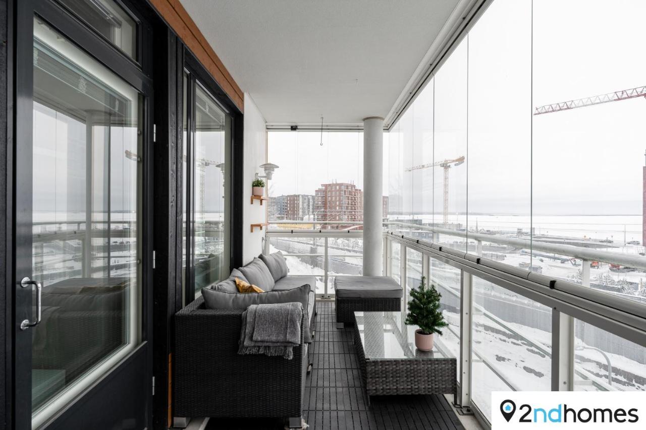 2Ndhomes Tampere "Naesijaervi" Luxury Apartment - Sauna, Balcony & Lake View エクステリア 写真